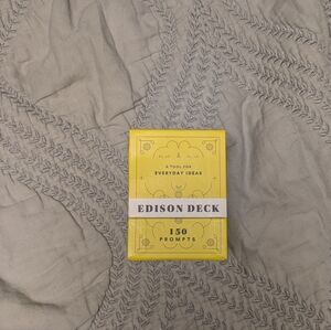 BestSelf Edison Deck 150 Prompt Cards  Brainstorming For Adults NEW Open Box
